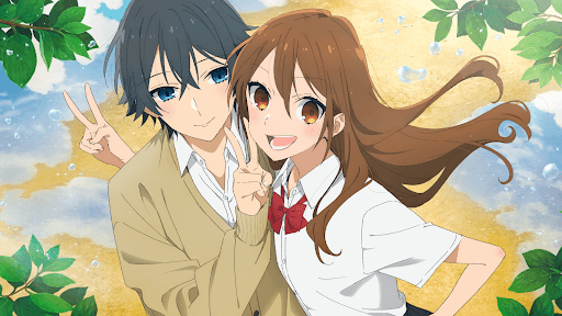 A sticker of the anime Horimiya